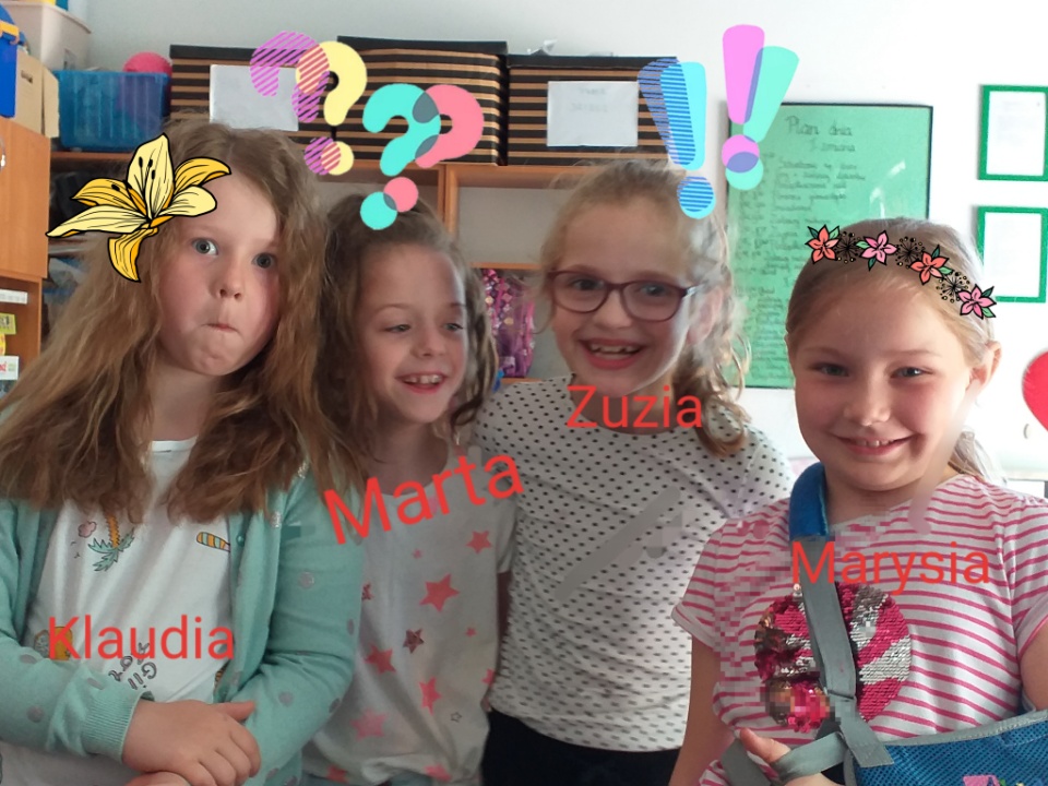 Wesołe świetliczanki z klas Ib i Id. 