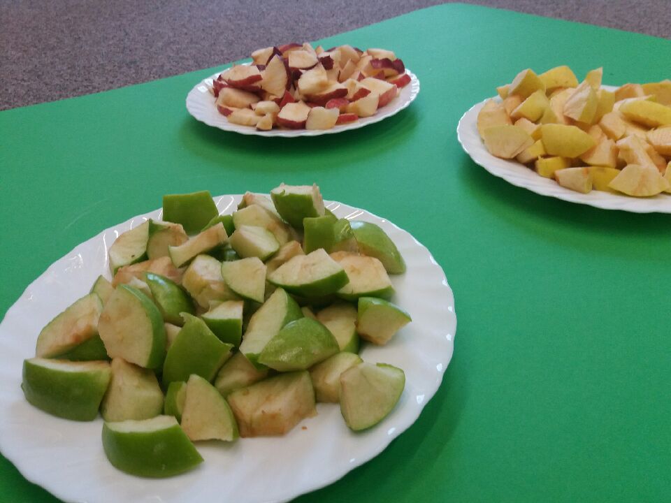 Przygotowane jabłka