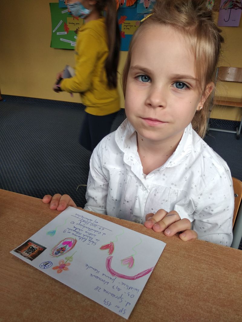 autorka ozdobionej koperty