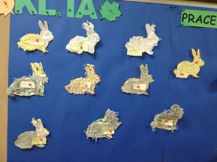prace dzieci - króliczki