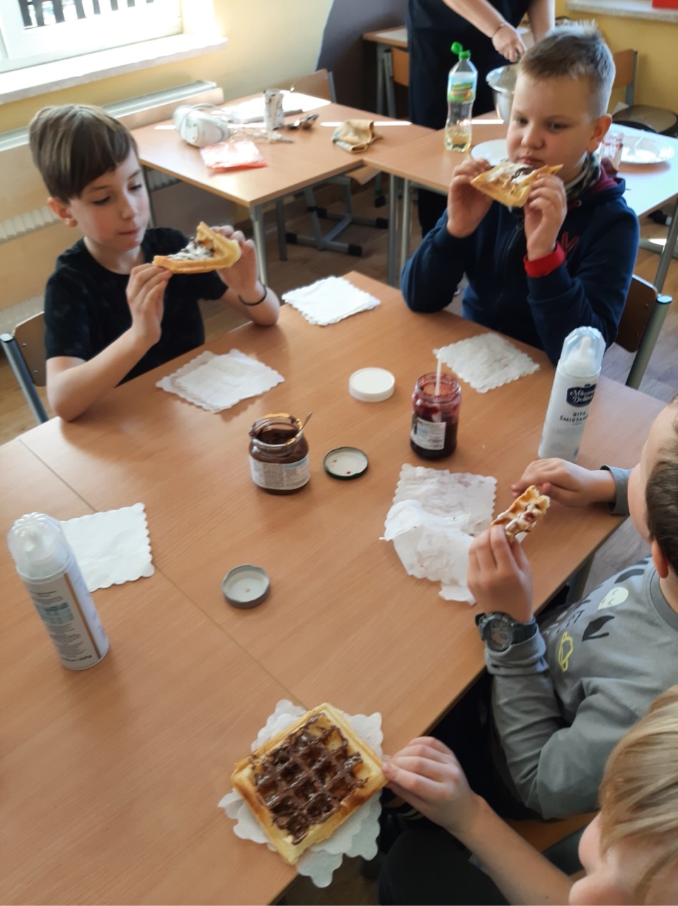 degustacja gofrów przedstawia